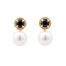 Load image into Gallery viewer, Dansran Pearl Earrings