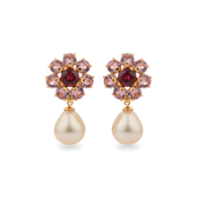Load image into Gallery viewer, Dansran Pearl Earrings
