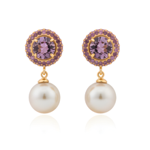 Load image into Gallery viewer, Dansran Pearl Earrings
