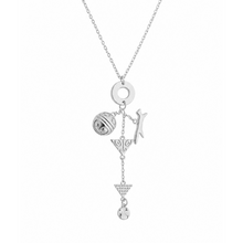 Load image into Gallery viewer, Fox, burr, and bell pendant
